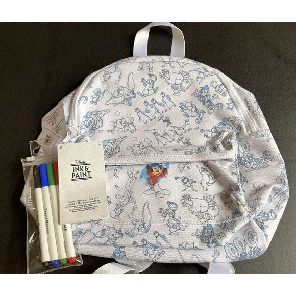 Disney parks Ink and Paint Draw on Backpack Mickey - Picture 1 of 12